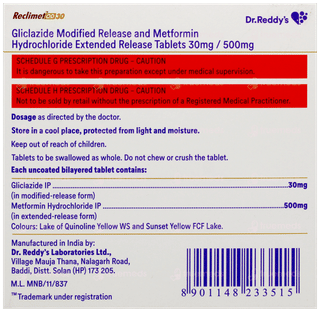 Reclimet Od 30 Tablet 15