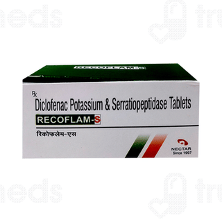 Recoflam S 50/10 MG Tablet 10