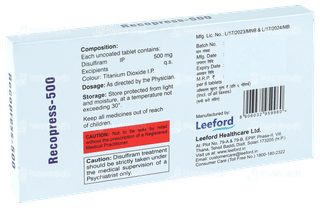 Recopress 500 Mg Tablet 6