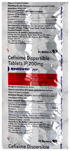 Redicate 200 Tablet 10