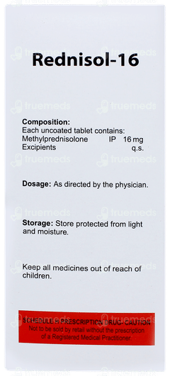 Rednisol 16 Tablet 10 Rednisol 16 Tablet 10