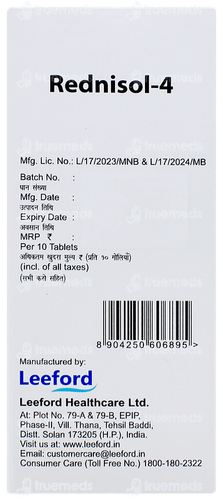 Rednisol 4 Tablet 10