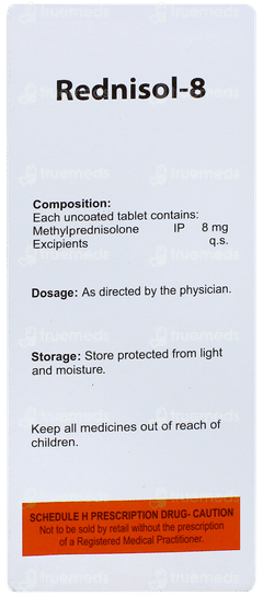 Rednisol 8 Tablet 10 Rednisol 8 Tablet 10