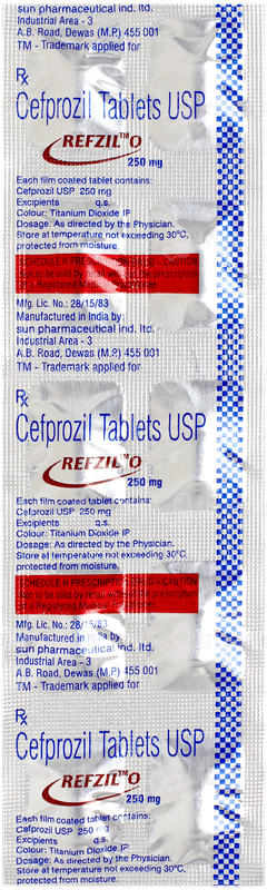 Refzil O 250Mg Tablet 10