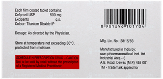 Refzil O 500Mg Tablet 6