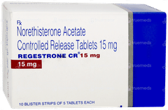 Regestrone Cr 15mg Tablet 5 Regestrone Cr 15mg Tablet 5