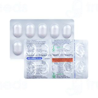 Relanac Plus 100/325 MG Tablet 10