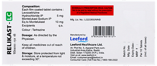 Relikast Lc Tablet 10