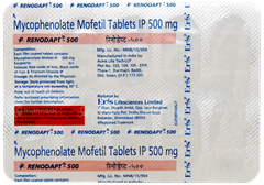 Renodapt 500 Tablet 10 Renodapt 500 Tablet 10