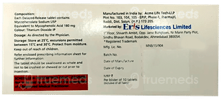Renodapt S 180 Tablet 10