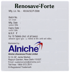 Renosave Forte Tablet 10 Renosave Forte Tablet 10