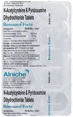 Renosave Forte Tablet 10 Renosave Forte Tablet 10