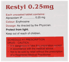 Restyl 0.25mg Tablet 15