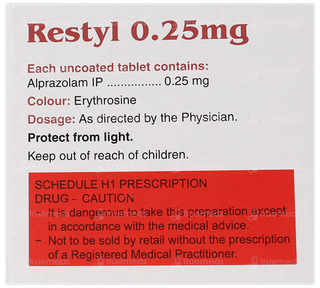 Restyl 0.25mg Tablet 15