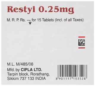 Restyl 0.25mg Tablet 15