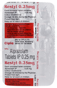 Restyl 0.25mg Tablet 15