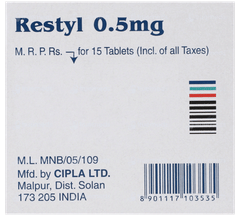 Restyl 0.5mg Tablet 15