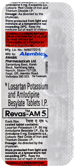 Revas Am 5 Tablet 10