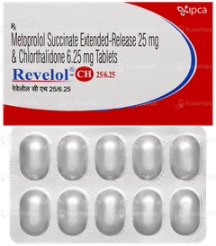 Revelol Ch 25/6.25 Tablet 10