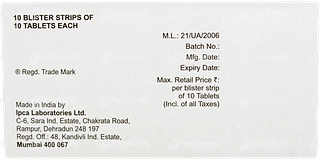 Revelol Ch 50/12.5 Tablet 10
