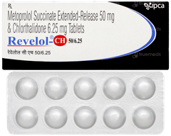 Revelol Ch 50/6.25 Tablet 10