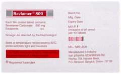 Revlamer 800 Tablet 10 Revlamer 800 Tablet 10