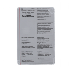 Riaxm Xr 5/1000 MG Tablet 7