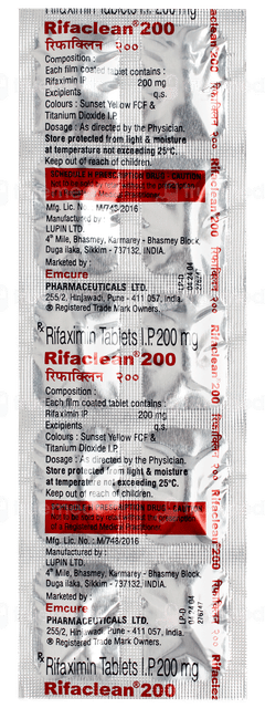 Rifaclean 200 Tablet 10