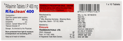 Rifaclean 400 Tablet 10 Rifaclean 400 Tablet 10