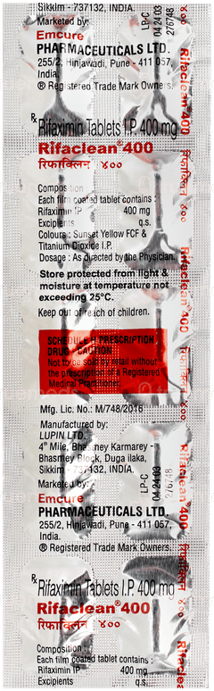 Rifaclean 400 Tablet 10 Rifaclean 400 Tablet 10