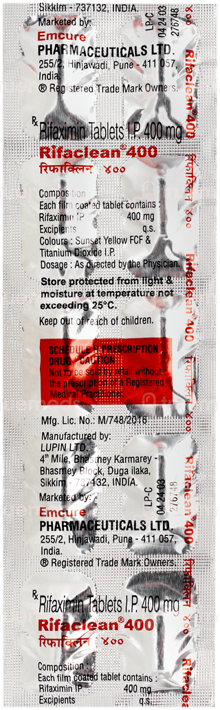 Rifaclean 400 Tablet 10