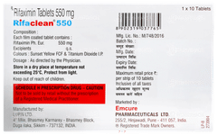 Rifaclean 550 Tablet 10 Rifaclean 550 Tablet 10