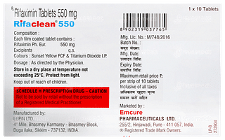 Rifaclean 550 Tablet 10