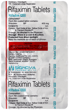 Rifadox 400 Tablet 10