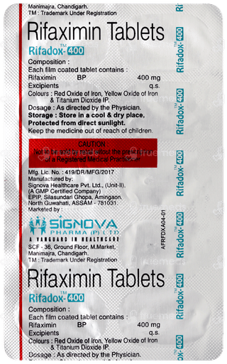 Rifadox 400 Tablet 10