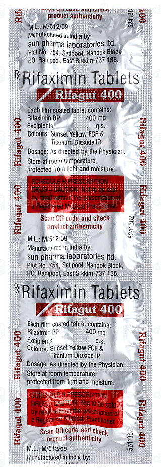 Rifagut 400 Tablet 10