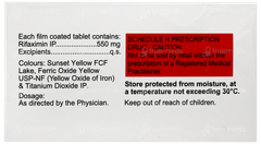 Rifakem 550 Tablet 10 Rifakem 550 Tablet 10