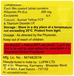 Rifastop 200 Tablet 10 Rifastop 200 Tablet 10