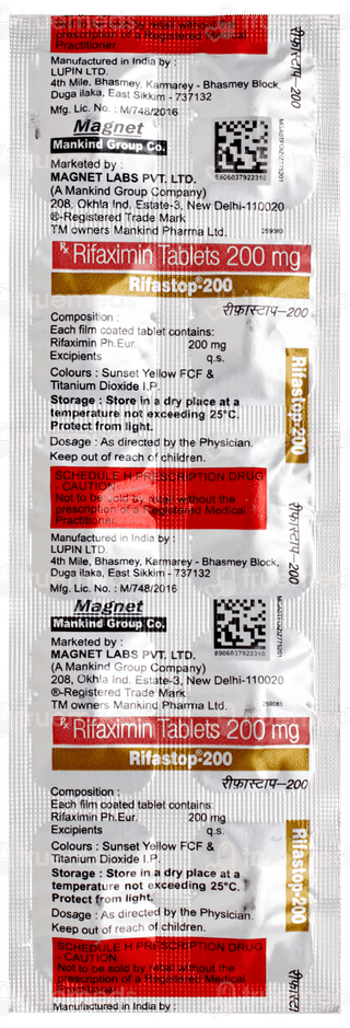 Rifastop 200 Tablet 10