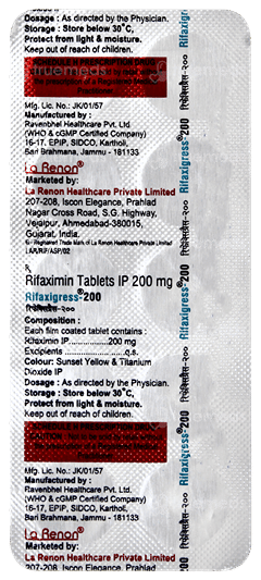 Rifaxigress 200 Tablet 10