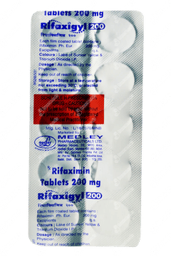 Rifaxigyl 200 Tablet 10 Rifaxigyl 200 Tablet 10