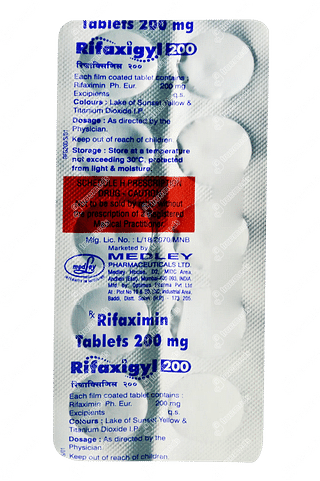 Rifaxigyl 200 MG Tablet 10