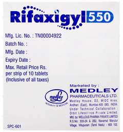 Rifaxigyl 550 Tablet 10