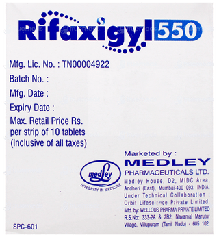 Rifaxigyl 550 Tablet 10