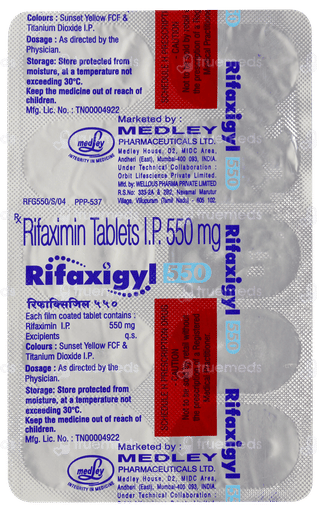 Rifaxigyl 550 Tablet 10