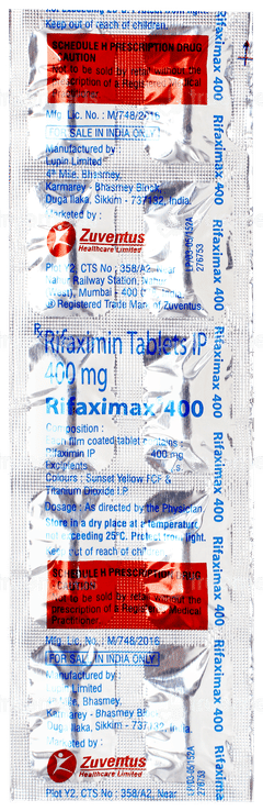 Rifaximax 400 Tablet 10 Rifaximax 400 Tablet 10