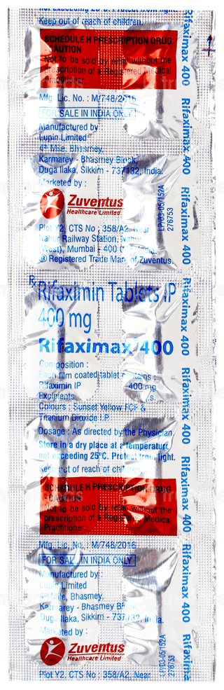 Rifaximax 400 Tablet 10