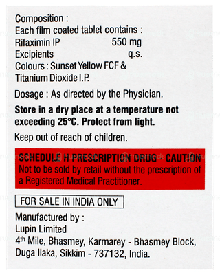 Rifaximax 550 Tablet 10