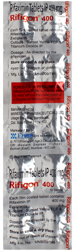 Rifigon 400 Tablet 10 Rifigon 400 Tablet 10