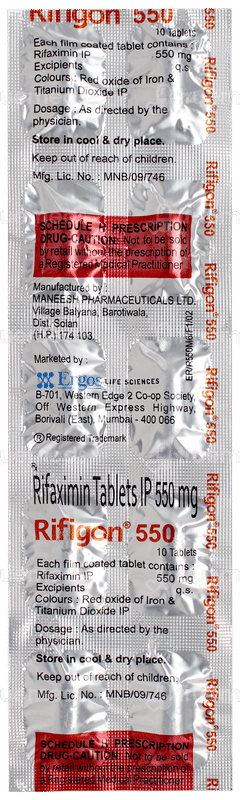 Rifigon 550 Tablet 10
